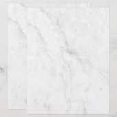 En-tête De Lettre Marbre Blanc (Devant / Derrière)