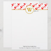 En-tête De Lettre MARIAGE de la fête personnalisée du CANADA (Devant / Derrière)