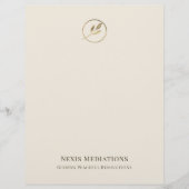 En-tête De Lettre Marque De Luxe Simple Et Élégante (Devant)