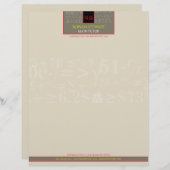 En-tête de lettre Math Tutor (Devant / Derrière)