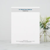 En-tête De Lettre Médecin Moderne Simple (Debout devant)