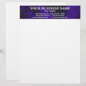 En-tête De Lettre Midnight Streaks Banner (Devant / Derrière)