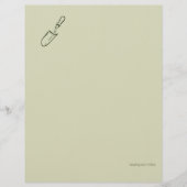 En-tête De Lettre Minimalist Botanical Garden Reader Gift (Devant)