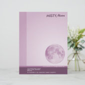 En-tête De Lettre Misty Moon Blue II (Debout devant)