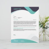 En-tête De Lettre Modèle en-tête Business (Debout devant)