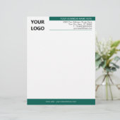 En-tête De Lettre Modèle en-tête professionnel avec logo (Debout devant)