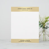 En-tête De Lettre Modèle Glamour Élégant (Debout devant)