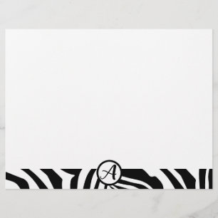En-tête De Lettre Modèle Zebra