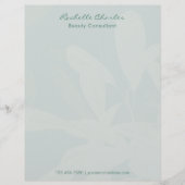 En-tête De Lettre Modern Elegant Green Script Personalized Business (Devant)