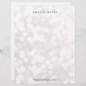 En-tête De Lettre Moderne professionnel créatif blanc simple (Devant / Derrière)