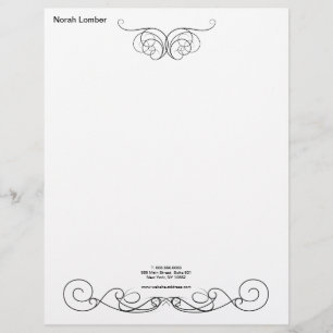 En-tête De Lettre Moderne simple blanc professionnel