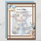 En-tête De Lettre Mon petit agneau_ Bébé désire activité (Devant / Derrière)