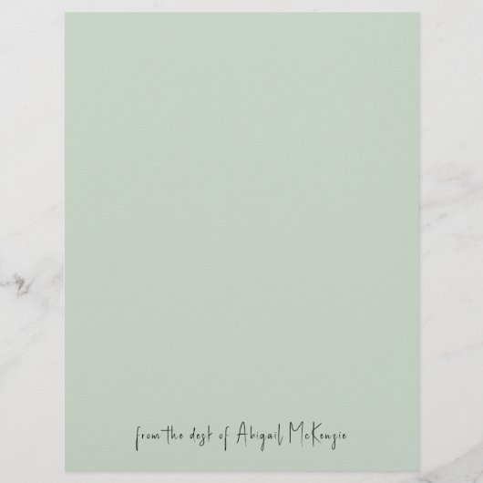 En-tête De Lettre Monnaie du bureau de (Devant)