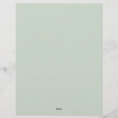 En-tête De Lettre Monnaie du bureau de (Dos)