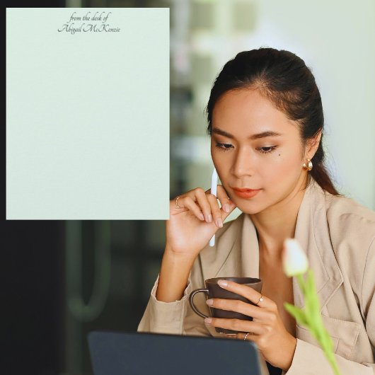 En-tête De Lettre Monnaie du bureau de II