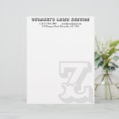 En-tête De Lettre Monogramme professionnel rustique (Debout devant)