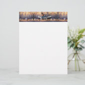 En-tête De Lettre Noël SlipperyJoe en or argent étoiles lumières hum (Debout devant)