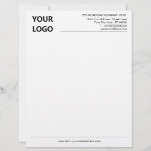 En-tête De Lettre Nom du logo personnalisé Adresse Coordonnées en-tê