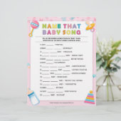 En-tête De Lettre Nom Que Chanson De Bébé [Bébé Basiques Rose] (Debout devant)