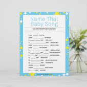 En-tête De Lettre Nom Que Chanson De Bébé [Starry Night Blue] (Debout devant)