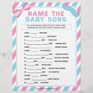 En-tête De Lettre Nom Que Chanson De Bébé [Surprise De Genre]