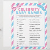 En-tête De Lettre Noms des bébés célébrités [Surprise de genre] (Devant / Derrière)