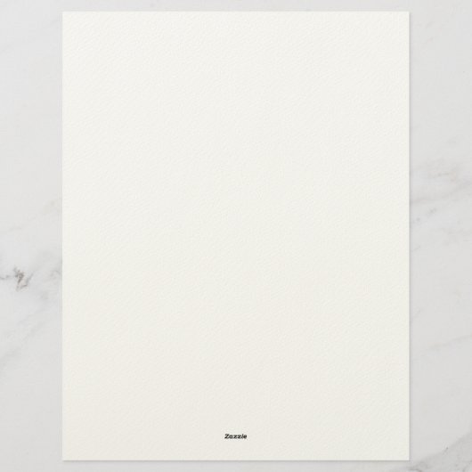 En-tête De Lettre Nuances de fleurs bleues (Dos)