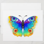 En-tête De Lettre Oeil de paon arc-en-ciel (Devant / Derrière)