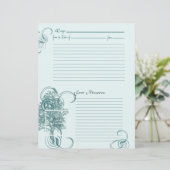 En-tête De Lettre Page Mémoire et recette (Debout devant)