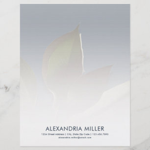 En-tête De Lettre Papeterie marine bleue personnalisée