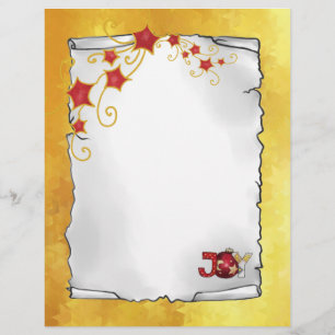 En-tête De Lettre Papier à lettres de Noël spécial