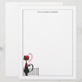 En-tête De Lettre Papier à lettres pour chat (Devant / Derrière)