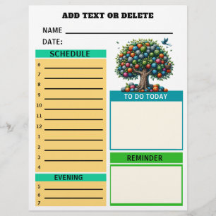 En-tête De Lettre Papier de planification