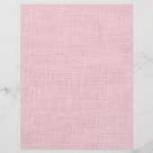 En-tête De Lettre Papier rose chic minable d'album à impression de (Devant)