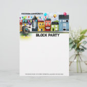 En-tête De Lettre Parti du bloc de quartier (Debout devant)