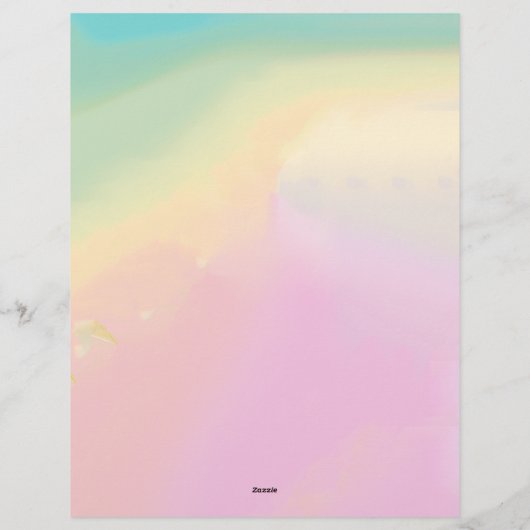 En-tête De Lettre Pastel Gradient (Dos)