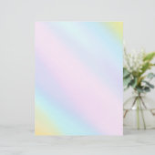 En-tête De Lettre Pastel Springtime Pale Aquarelle Laver (Debout devant)