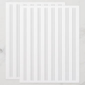 En-tête De Lettre Paysage à deux faces Musique Manuscrit papier pers (Devant / Derrière)