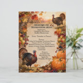 En-tête De Lettre Paysage de Thanksgiving (Debout devant)