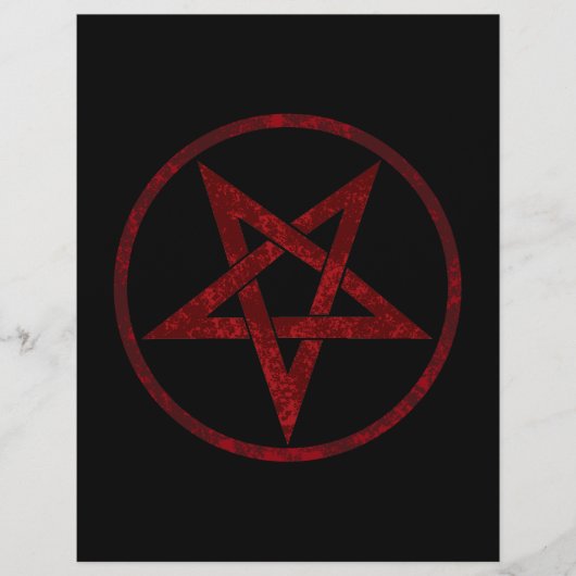 En-tête De Lettre Pentagram Red Devil (Devant)