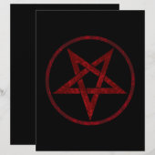 En-tête De Lettre Pentagram Red Devil (Devant / Derrière)