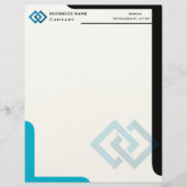 En-tête De Lettre Personalized Company Logo Professional Letterhead (Devant)