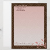 En-tête de lettre personnalisé, féminin (Devant / Derrière)