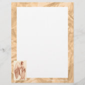 En-tête De Lettre Personnalisée Femme d'ange (Devant)