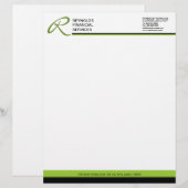 En-tête De Lettre Personnalisée Monogramme professionnel (Devant / Derrière)