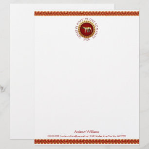 En-tête De Lettre Personnalisée Style Empire romain