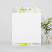 En-tête De Lettre Personnalisée Tête de lettre moderne Zen Rock Garden Grey (Debout devant)