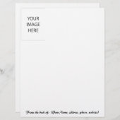 EN-TÊTE DE LETTRE PERSONNALISER D'EN-TÊTE DE LETTRE VOS PROPRES - (Devant / Derrière)