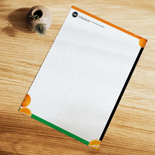 En-tête De Lettre Personnaliser l'entreprise   Orange Company