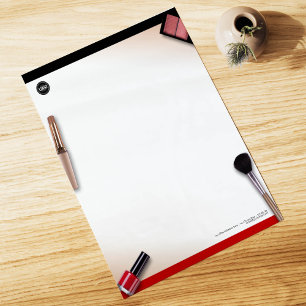 En-tête De Lettre Personnaliser l'entreprise Société de maquillage